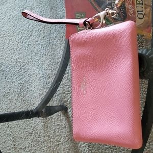 Small coach wristlet